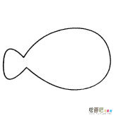 小丑鱼简笔画的画法步骤教程