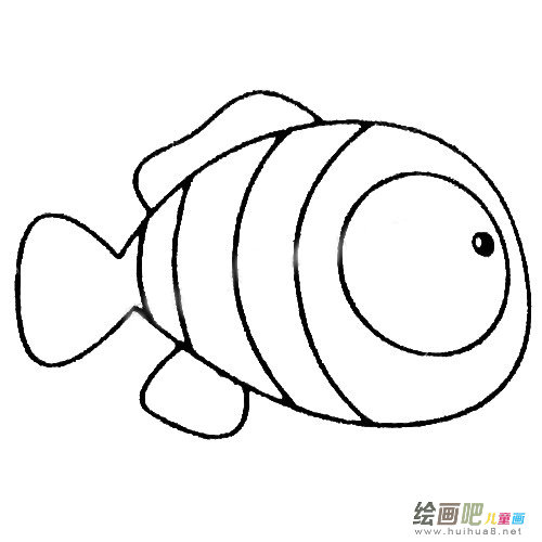 小丑鱼简笔画图片大全