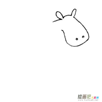 长颈鹿简笔画图片