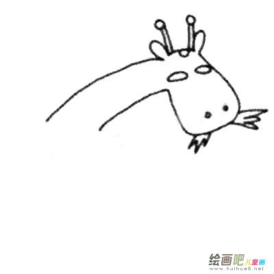 长颈鹿简笔画图片