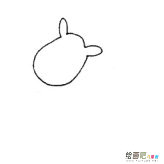 在吃草的斑马简笔画