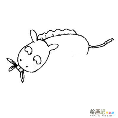 斑马简笔画图片