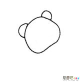 大熊猫图片简笔画可爱