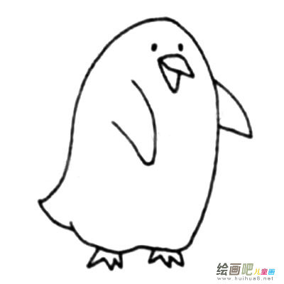 企鹅简笔画图片