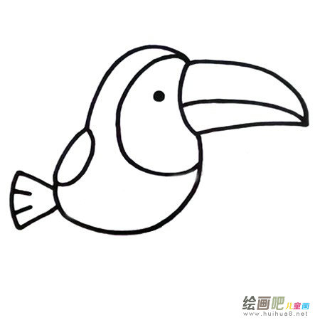 啄木鸟简笔画
