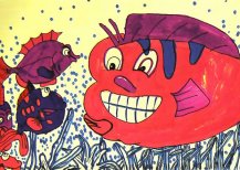 海底世界真奇妙优秀儿童画