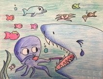 海底世界儿童画的图片