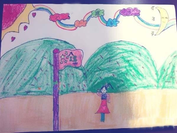八一建军节儿童画 小学绘画建军节怎么画