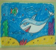 海底世界儿童画范画