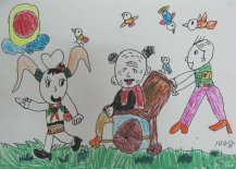 九月九重阳节幼儿园简单绘画