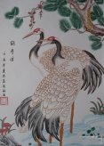 松龄鹤寿图