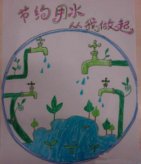 世界水日主题公益儿童画作品