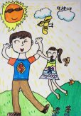父亲节主题的儿童画创作