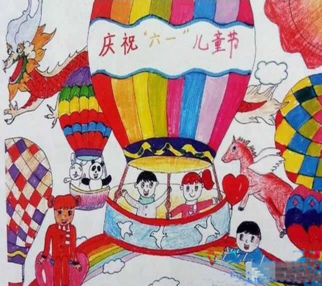 2018庆祝六一儿童节儿童画优秀作品欣赏