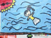 水粉画：我的暑假日记