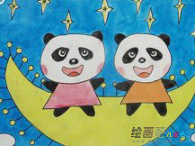 水粉画：动物园游记