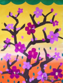 水粉画：花朵图片欣赏