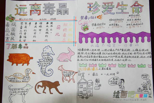 禁毒手抄报