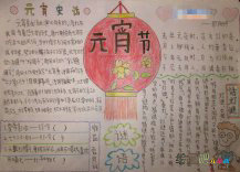 元宵节手抄报：元宵节传说