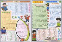 父亲节手抄报：父亲的爱