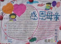 母亲节手抄报：人文学中的母爱主题