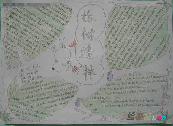 植树节手抄报