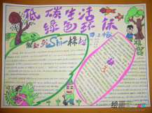 植树节手抄报：世界上唯一标在地图上的树