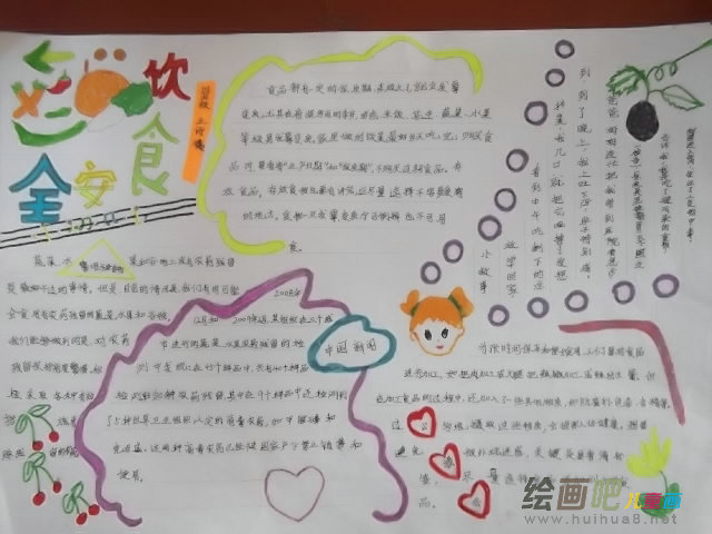 食品安全手抄报：购买食品应注意的问题
