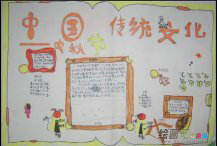 中国传统文化手抄报：书法艺术