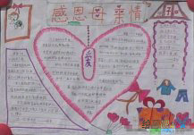 母亲节手抄报：祝妈妈节