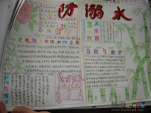 防溺水手抄报：游泳安全注意事项