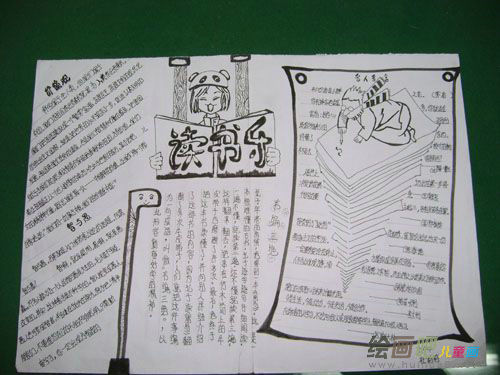 读书手抄报：鲁迅读书故事