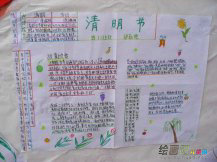 清明节手抄报：碰鸡蛋习俗