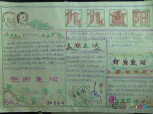 重阳节手抄报：九月九日重阳节简介