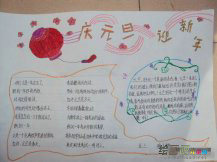 元旦手抄报：元旦的由来与习俗