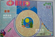中秋节手抄报图片：中秋月
