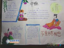 中秋节手抄报：壮族中秋习俗