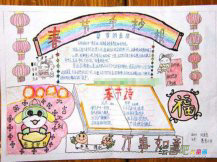 迎新年手抄报：陕北拜年习俗