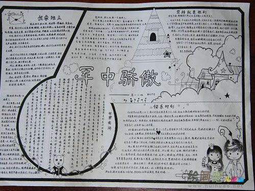 军训手抄报：军训有什么意义？