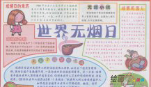 世界无烟日手抄报：内容吸烟与痛经