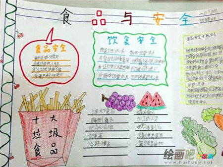 食品安全手抄报：“餐桌污染”治理