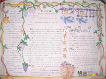 感恩节手抄报：美国感恩节来源