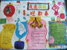 迎新年手抄报：中国的新年