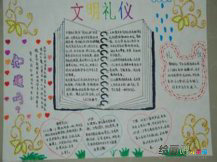 文明礼仪手抄报：接电话礼仪