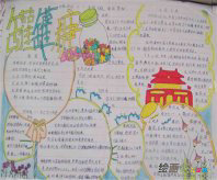 国庆节手抄报：愉快的国庆节