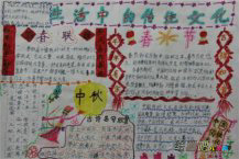中国传统文化手抄报：三皇五帝