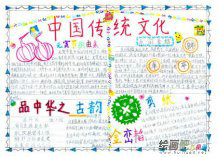中国传统文化手抄报：古代“裕”字