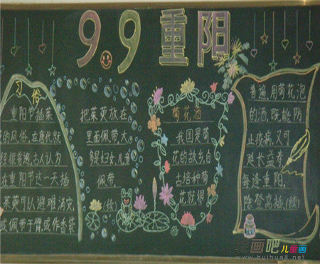 重阳节手抄报：重阳节的习惯