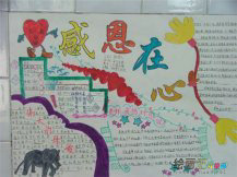 感恩节手抄报：吃火鸡