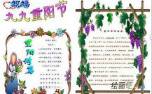 重阳节手抄报：爱重九之名